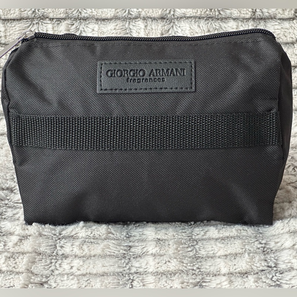 Giorgio Armani Black toiletries Bag